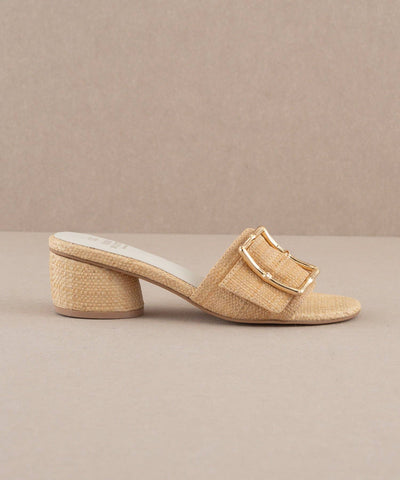 The Tucson Wheat | Low Heel with Bamboo Buckle