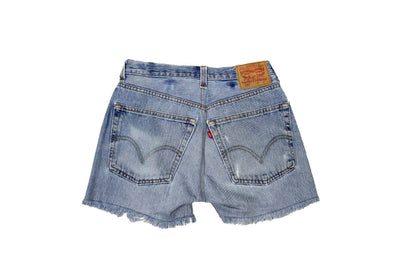 Mid-Rise Upcycled Levi Cut Offs
