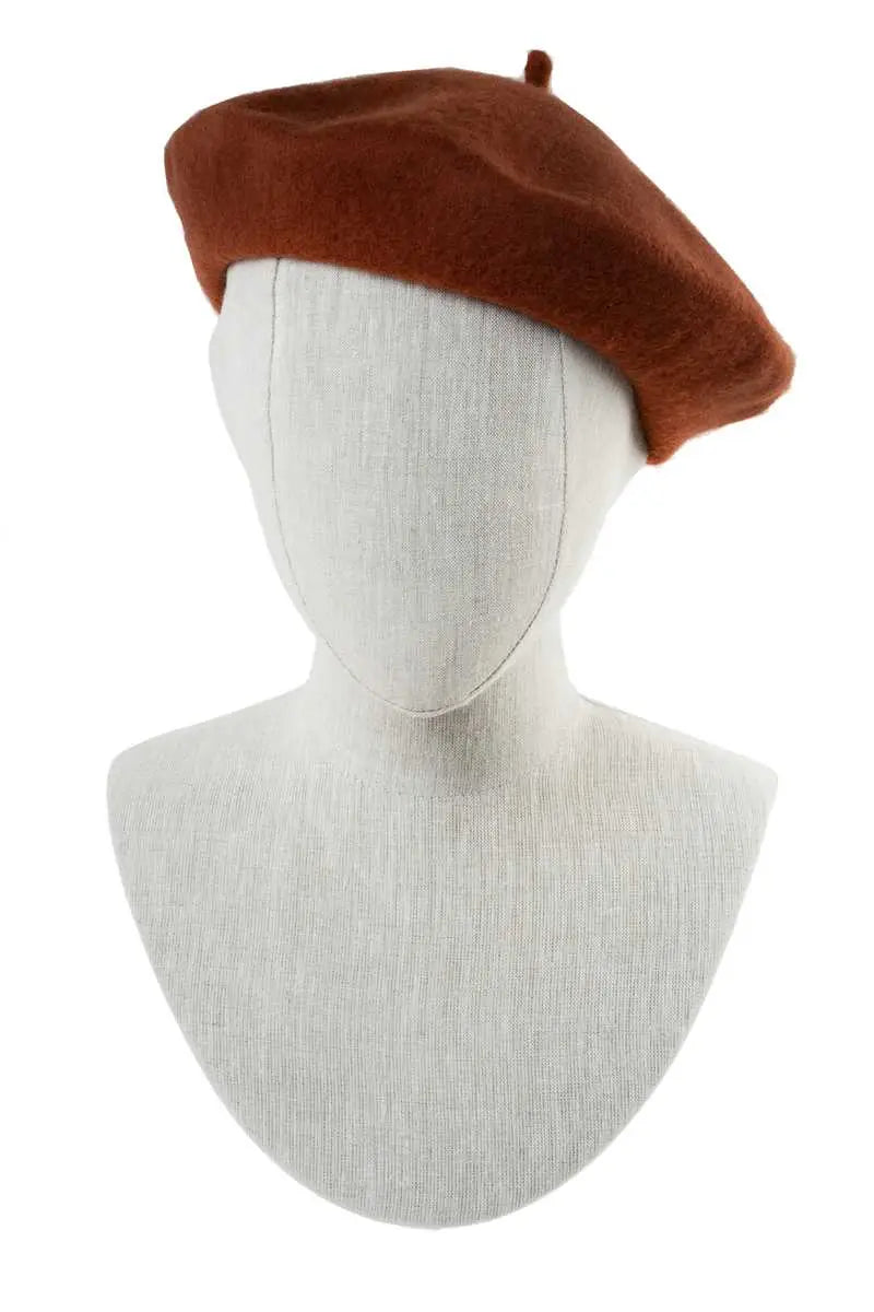 Solid Wool Beret