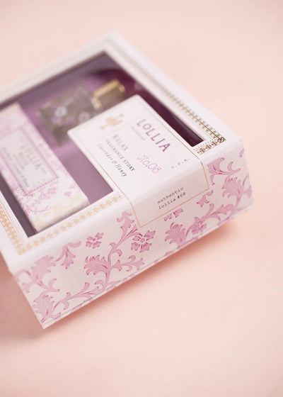 Relax Fragrance Story Gift Set | Lollia