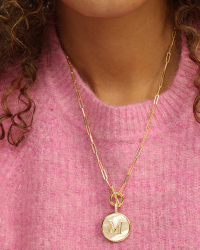 Love Letters Medallion Necklace | Melinda Maria