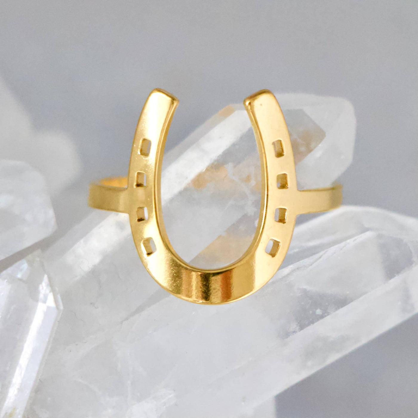 Lucky Horseshoe Waterproof Ring