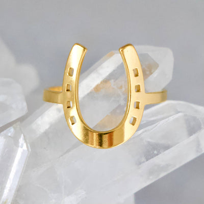 Lucky Horseshoe Waterproof Ring