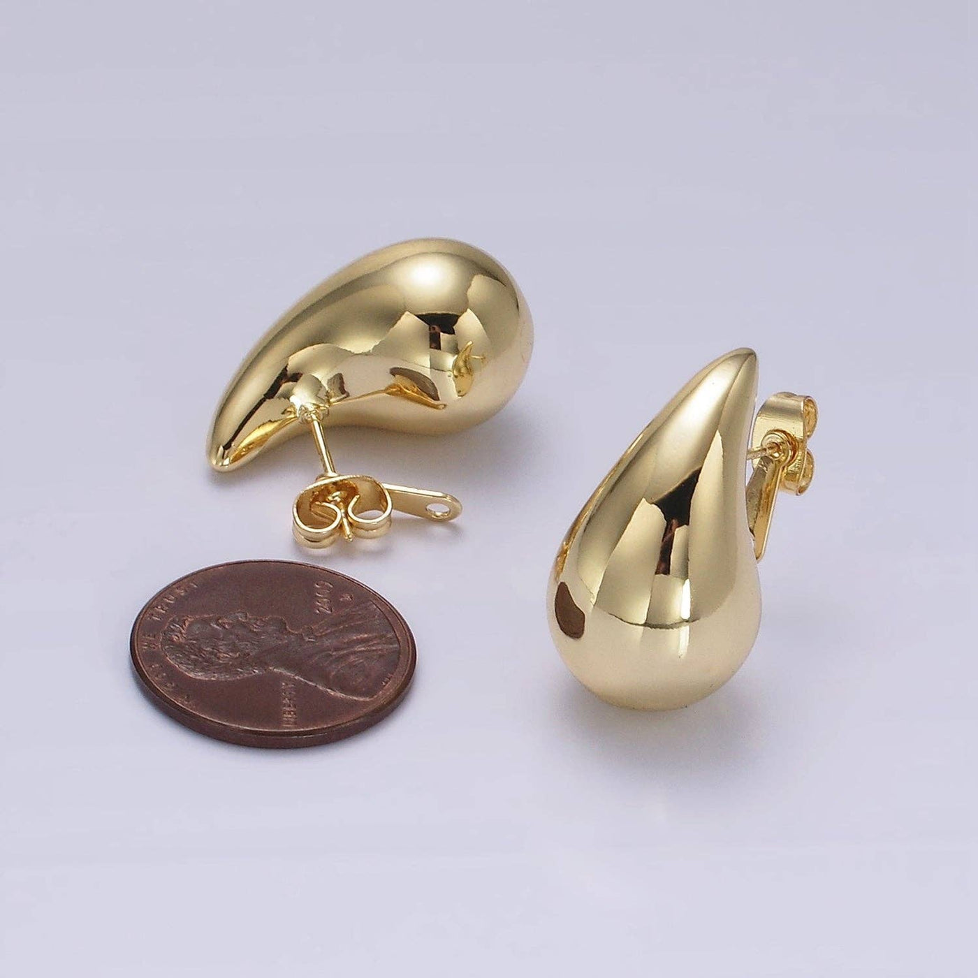 14K Gold Filled Chunky Teardrop Stud