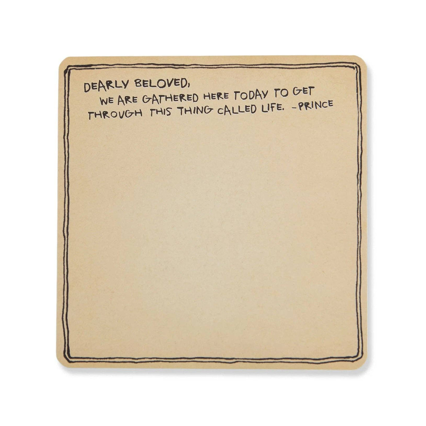 Dearly Beloved - Prince | Small Notepad