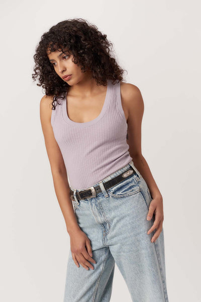 Suki Scoop Neck Ribtank