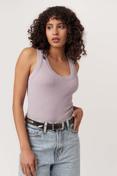 Suki Scoop Neck Ribtank