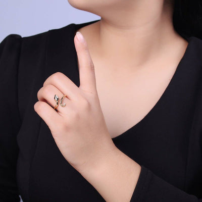 Adjustable 24K Gold Filled Serpent Ring