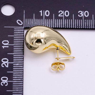 14K Gold Filled Chunky Teardrop Stud