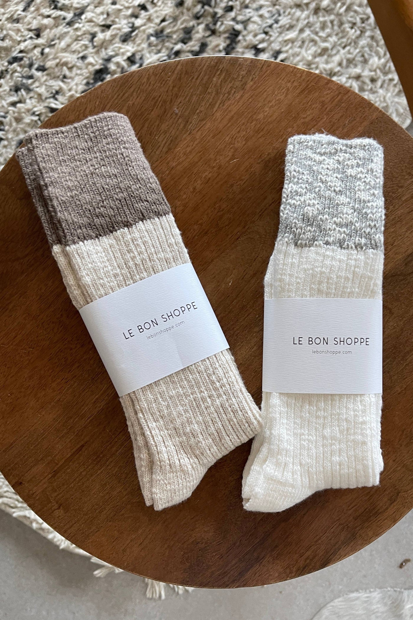 Color Block Cottage Socks