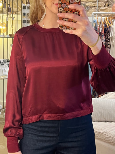 Porto Sateen Top by bobi