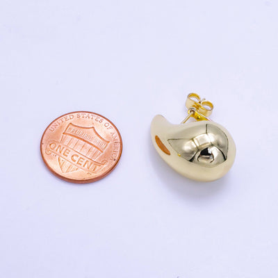 14K Gold Filled Chunky Teardrop Stud