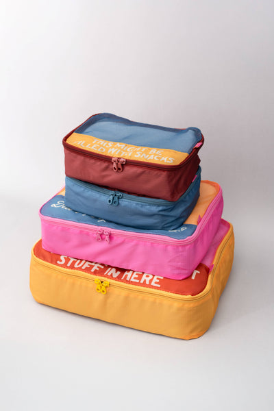 Packing Cube Set - Really Important Stuff
