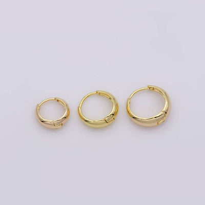 24K Gold Filled Huggie Hoops