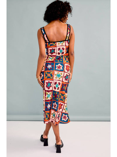 Motif Midi Dress