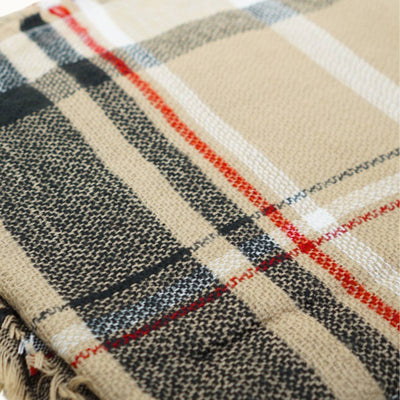 Plaid Blanket Scarf