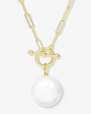XL Life’s A Ball Pearl Pendant Necklace | Melinda Maria