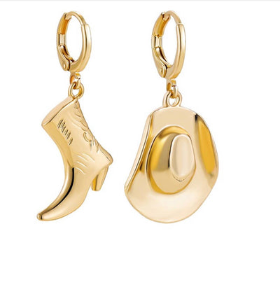 These Boots/Hat Earrings
