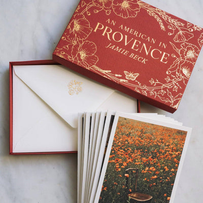 An American in Provence-Set of 10 Artisan Printed Cards