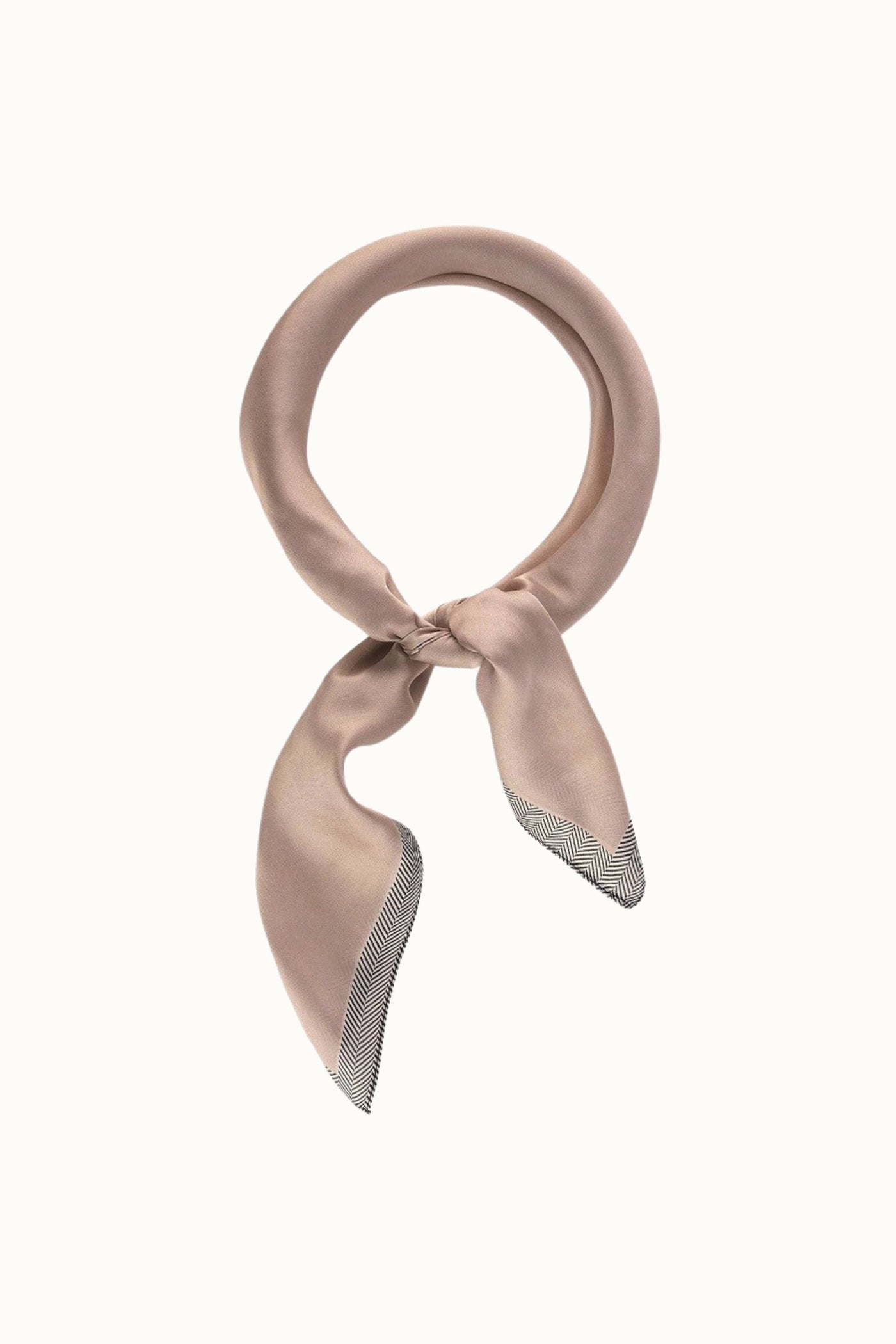 So Silky Satin Neckerchief Scarf - Rose