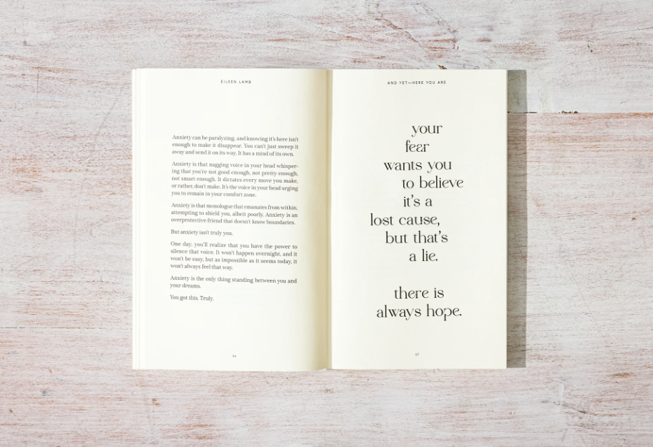 And Yet – Here You Are  by Eileen Lamb