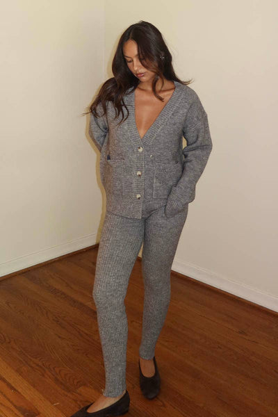 Knit Cardigan & Leggings Set
