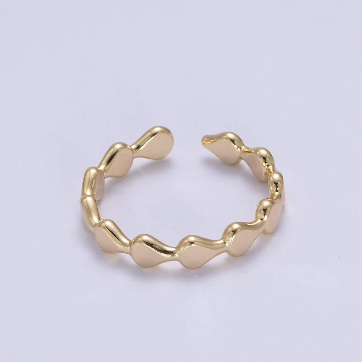 Minimalist Geometric Abstract Stacking Ring