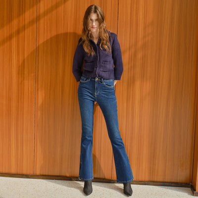 High Rise Flare Jean | Bayeas