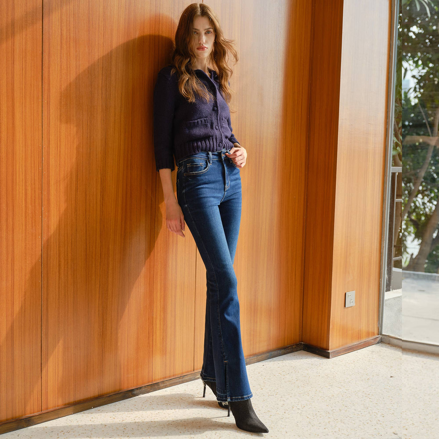 High Rise Flare Jean | Bayeas