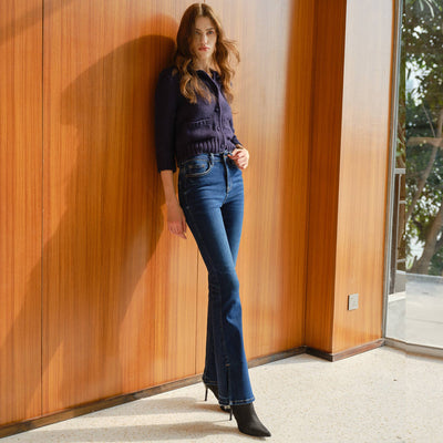 High Rise Flare Jean | Bayeas