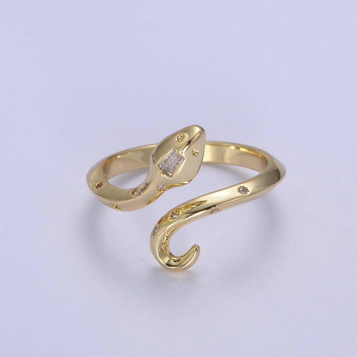 Adjustable 24K Gold Filled Serpent Ring