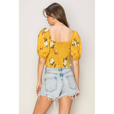 Flirty Floral Crop Top