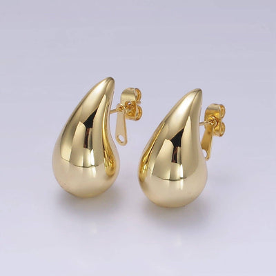 14K Gold Filled Chunky Teardrop Stud