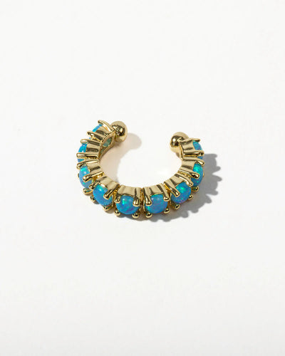 "Oh She Fancy" Blue Opal Ear Cuff | Melinda Maria