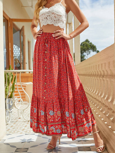 Floral Maxi Skirt