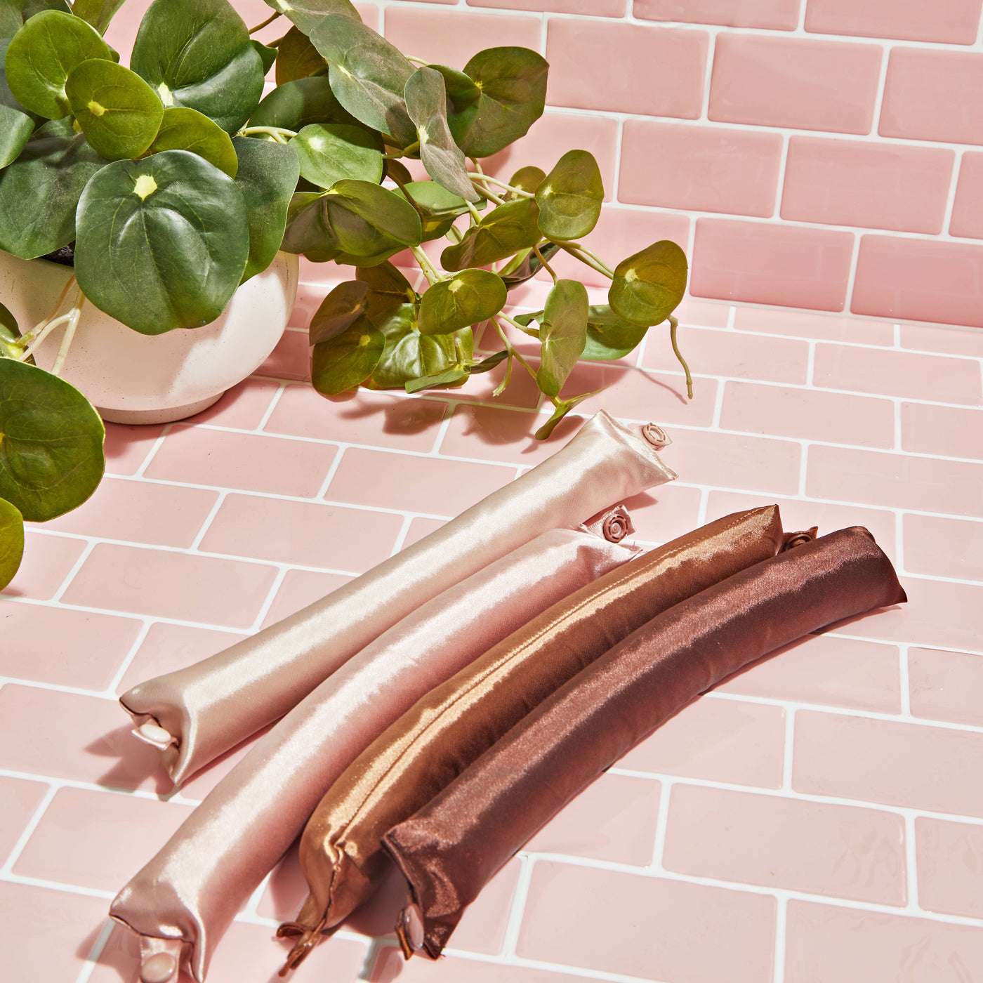 Satin Jumbo Flexi Rods - Rosewood