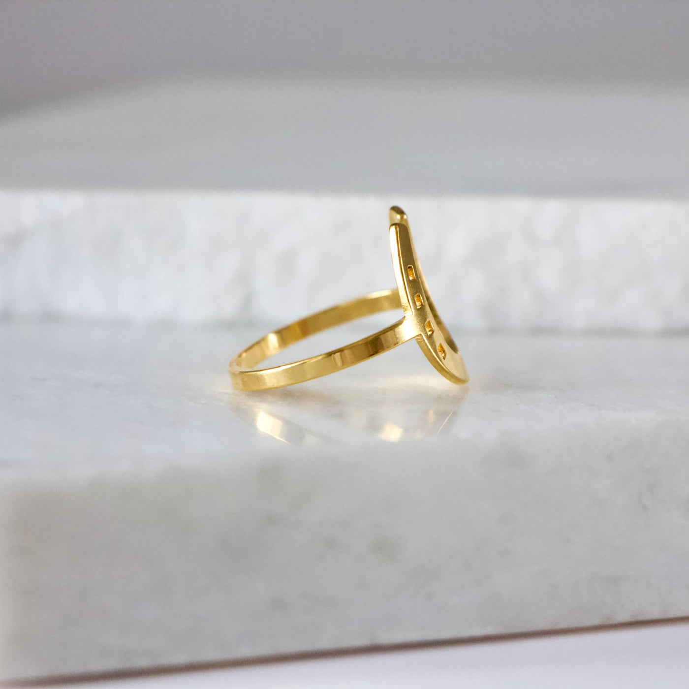 Lucky Horseshoe Waterproof Ring