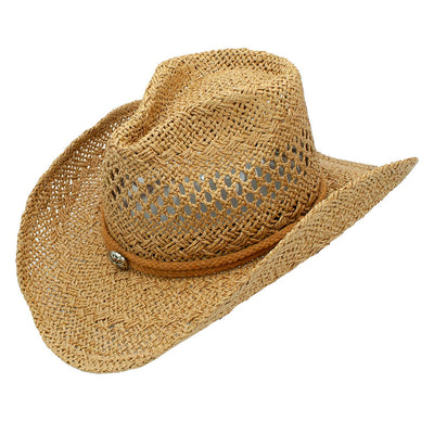 Runaway Toyo Straw Beach Sun Drifter Cowboy Hat