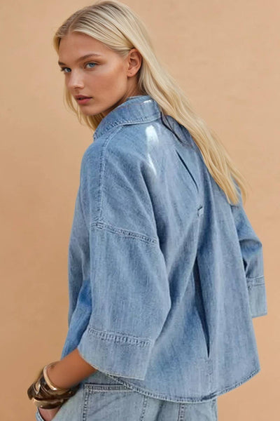 Denim Swing Shirt