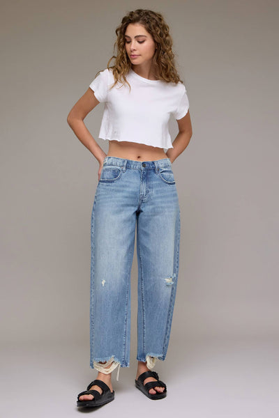 MidRise Baggy Crop Jean