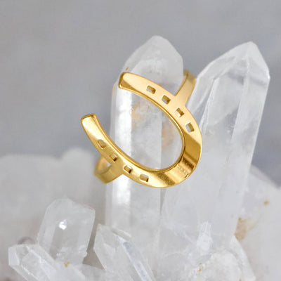 Lucky Horseshoe Waterproof Ring
