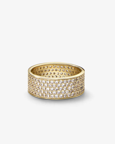 Slick Pave Ring | Melinda Maria