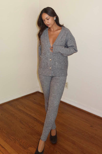 Knit Cardigan & Leggings Set