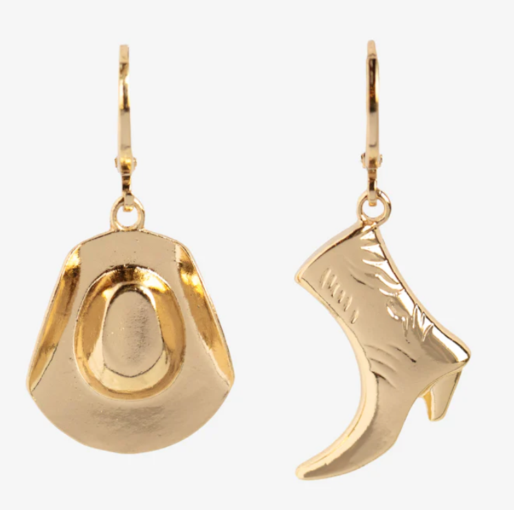 These Boots/Hat Earrings