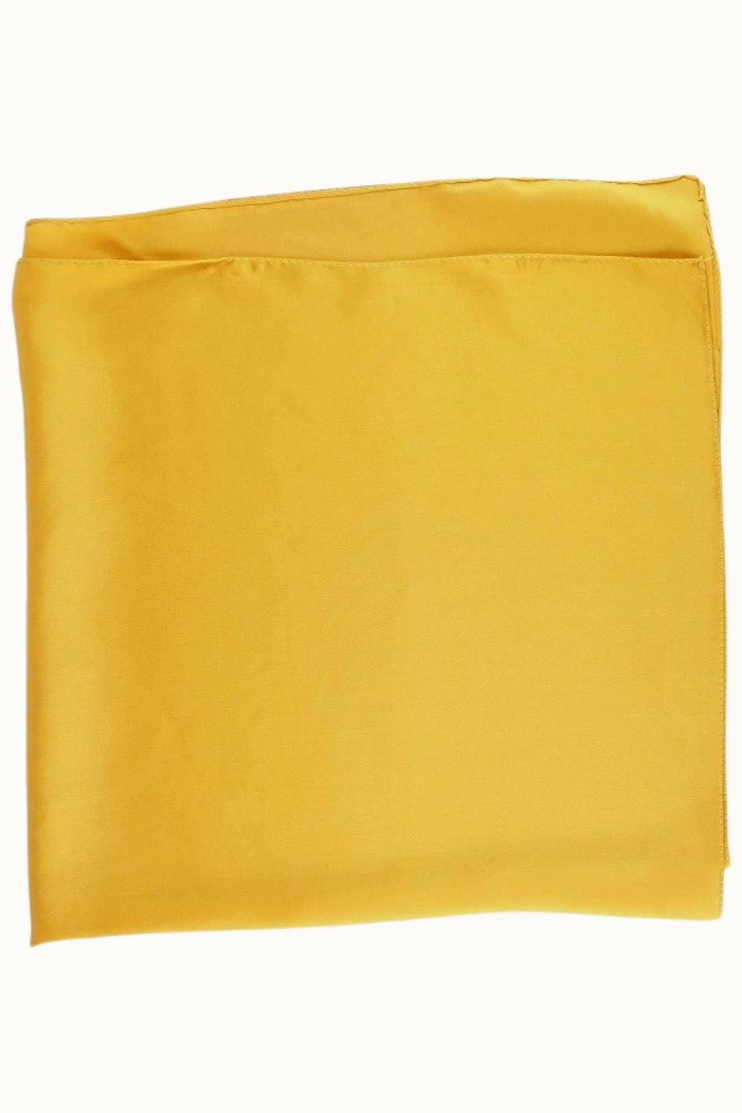 So Silky Satin Neckerchief Scarf - Mustard