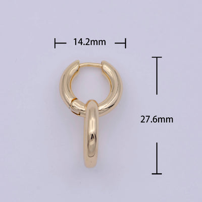 Circle Dangle Earrings