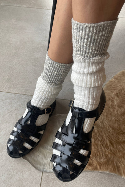 Color Block Cottage Socks