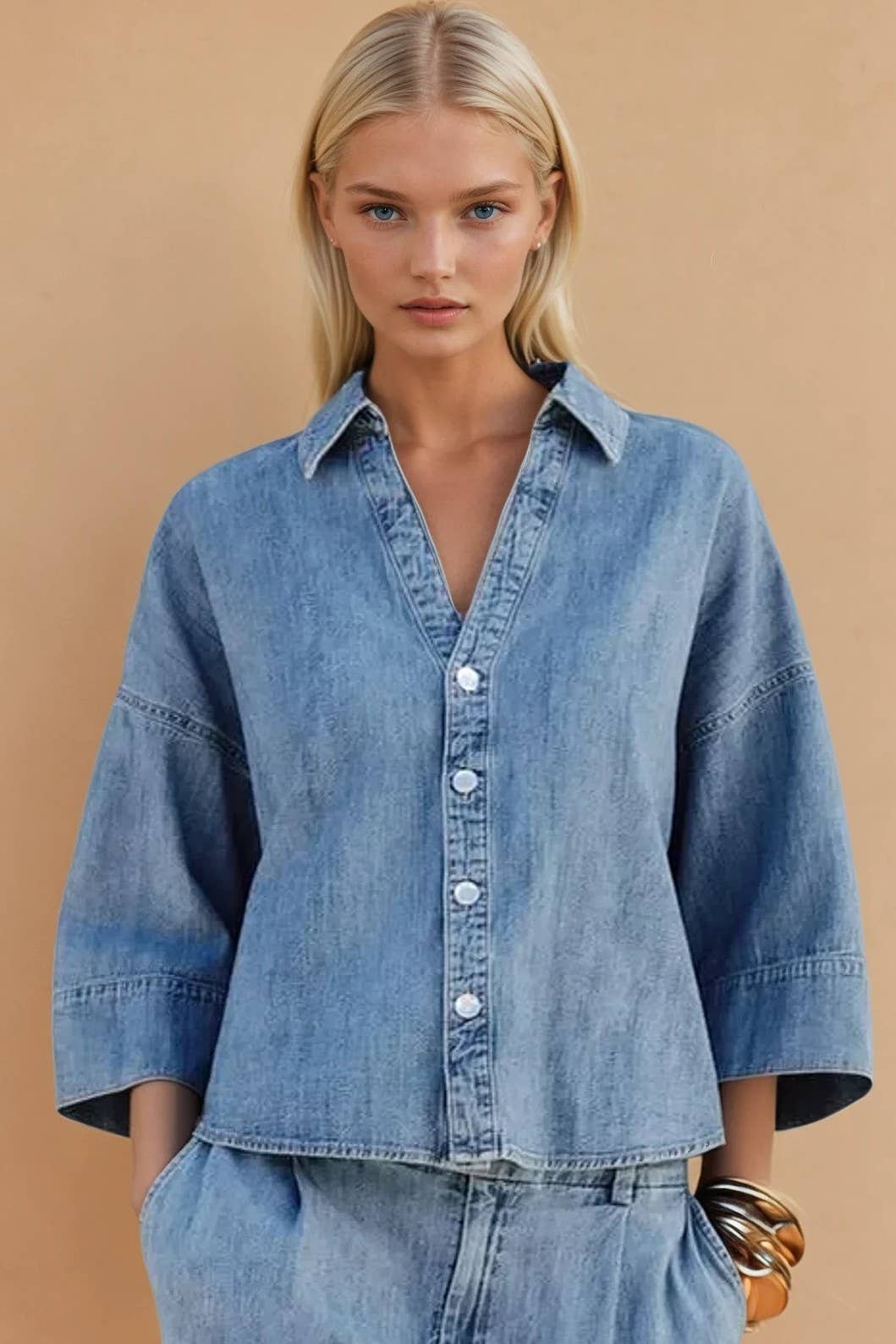 Denim Swing Shirt