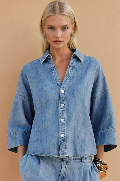 Denim Swing Shirt