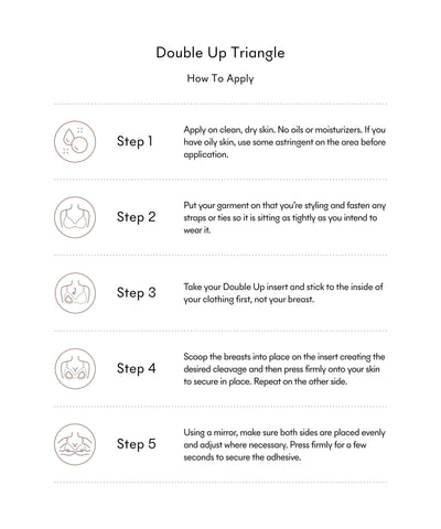Double Up | Volume Push-Up Pads (Triangle)